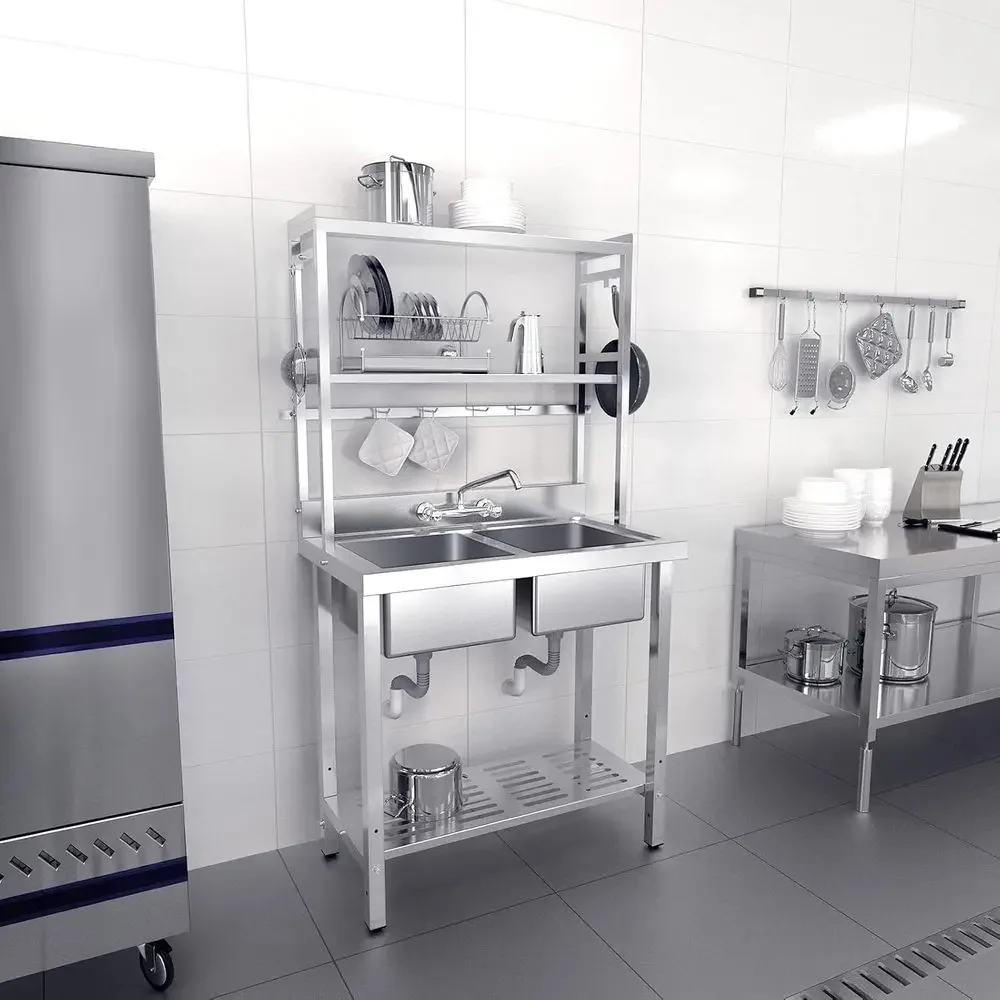 Laundry - 67 Dual Basin Stainless Steel Commercial