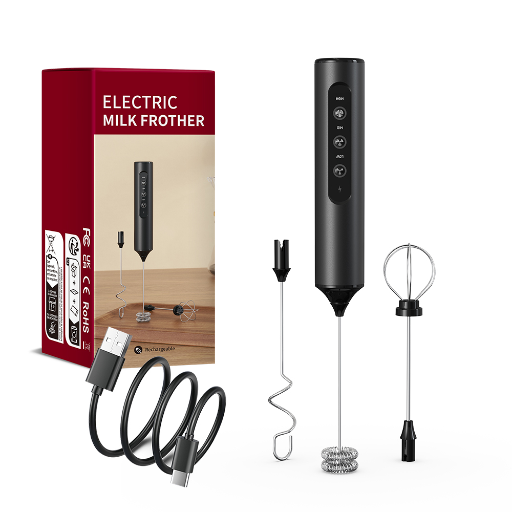 Wireless Electric Mini Milk Fr - Immersion Hand Blender Set review and price