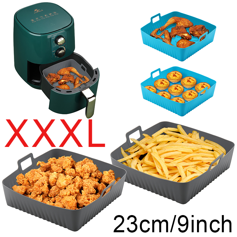 Square Large Silicone Air Frye - Air Fryer Silicone Pot Liner review and price