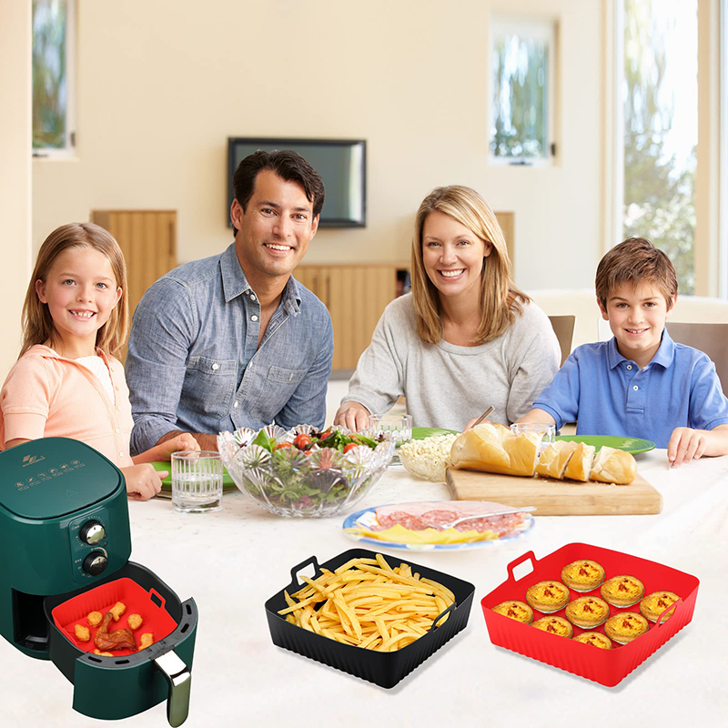 Square Large Silicone Air Frye - Air Fryer Silicone Pot Liner review and price