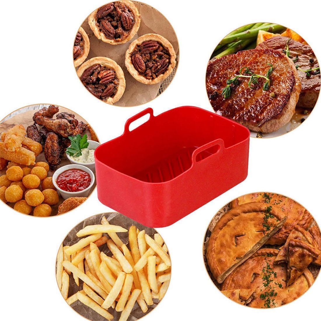AirFryer Accessories Air Fryer - Air Fryer Silicone Pot Liner review and price