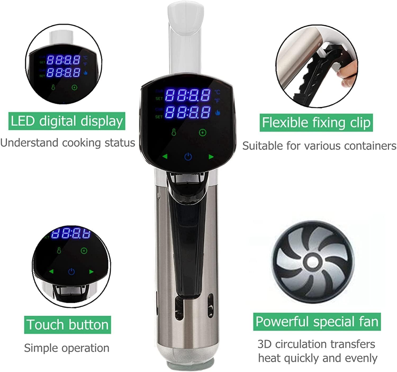 Sous Vide Machine Immersion Ci - Digital Sous Vide Precision Cooker review and price