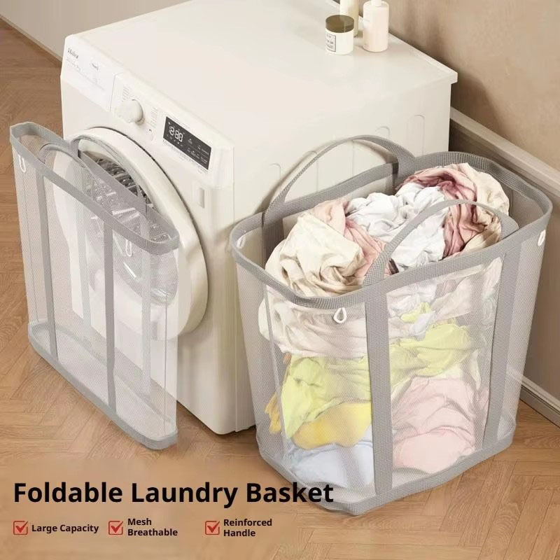 Mesh Laundry Basket Nylon With - Laundry review and price