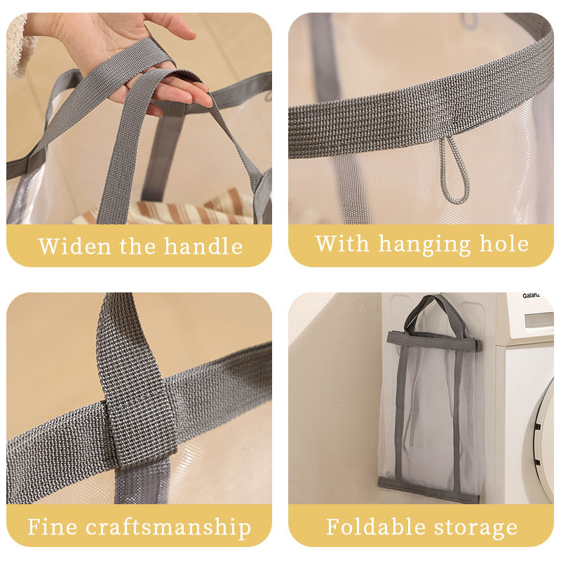 Mesh Laundry Basket Nylon With - Laundry review and price