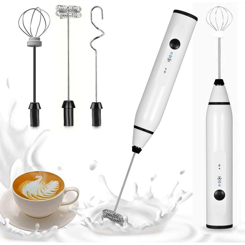 Mini Electric Handheld Milk Fr - Portable Blender Usb Rechargeable review and price
