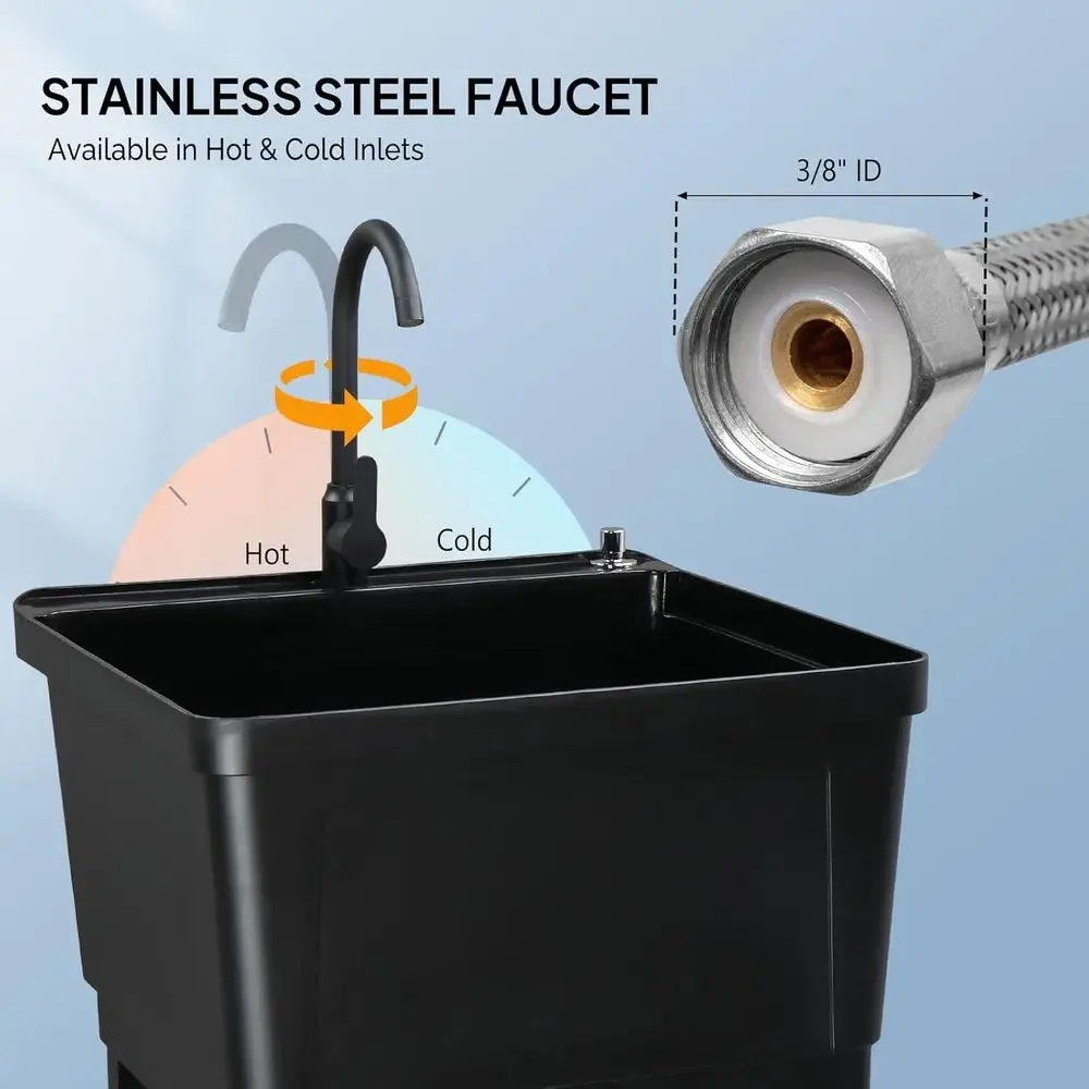 21 Gallon Black Stainless Stee - Laundry review and price