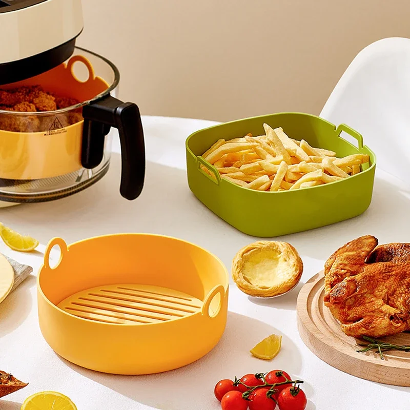 Round Air Fryer Liners Square  - Air Fryer Silicone Pot Liner review and price