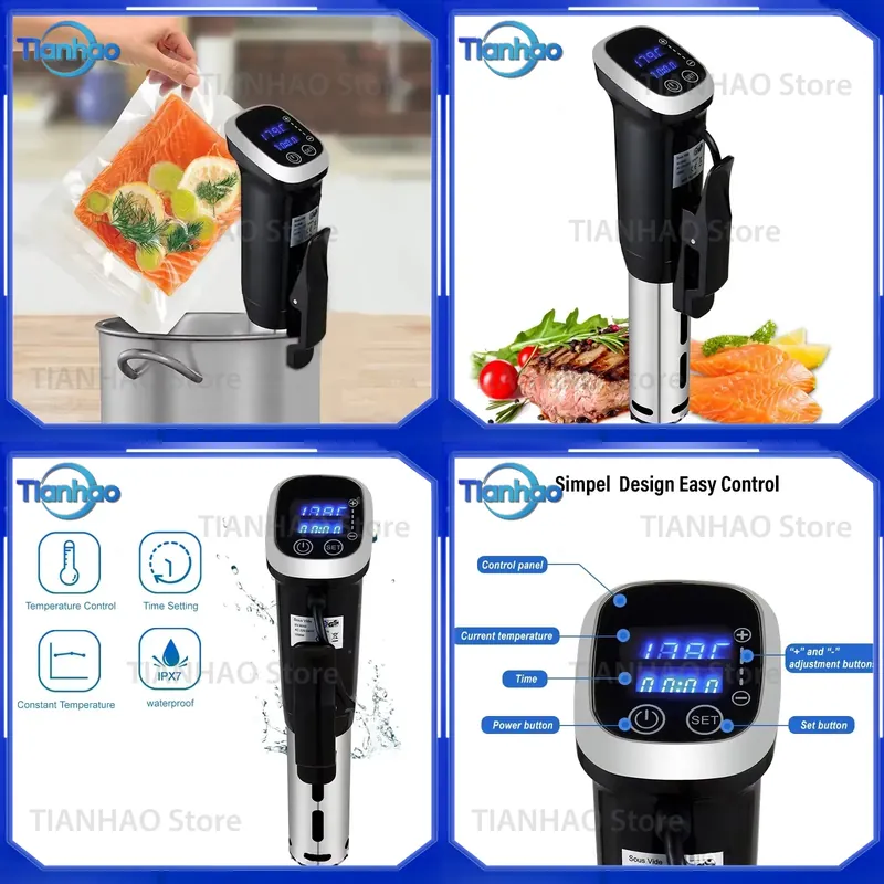 IPX7 Waterproof Sous Vide Prec - Digital Sous Vide Precision Cooker review and price